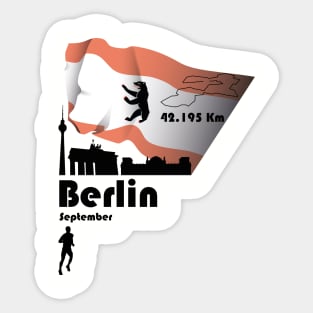 Berlin marathon  2.0 Sticker